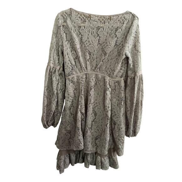 Free People Ruby Lacy Mauve Dress Small - Picture 16 of 16